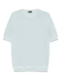 Zegna short-sleeves sweater - Blue