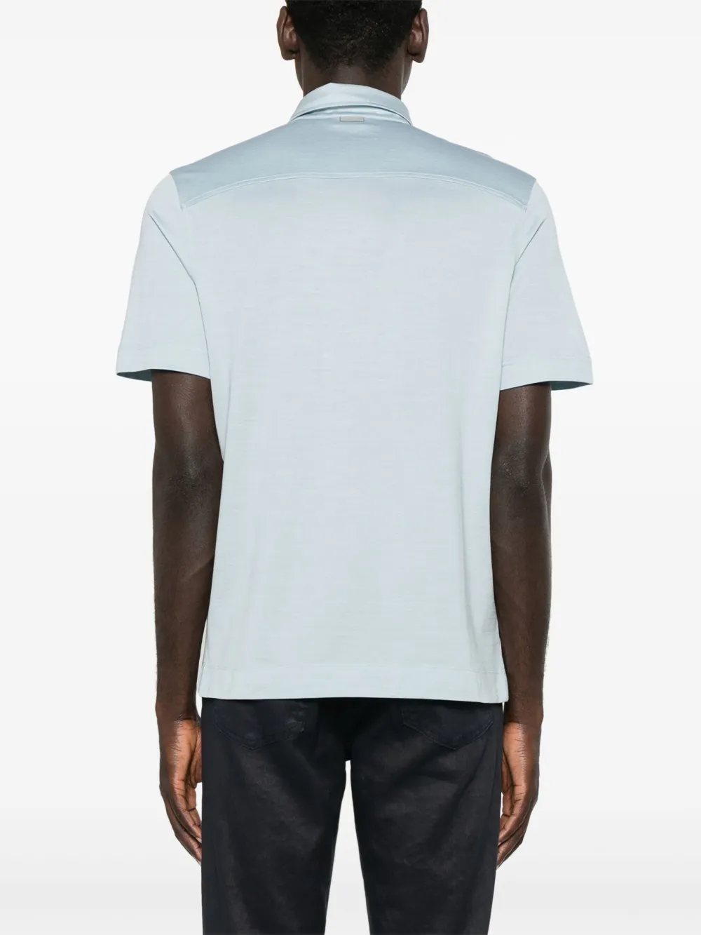 Zegna Poloshirt Blauw
