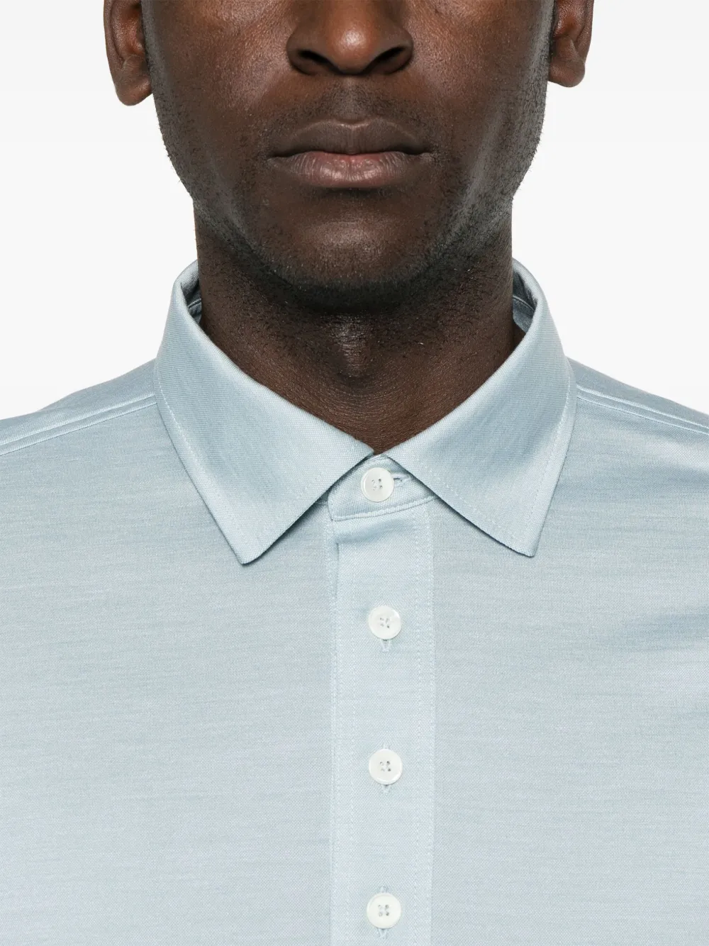 Zegna Poloshirt Blauw