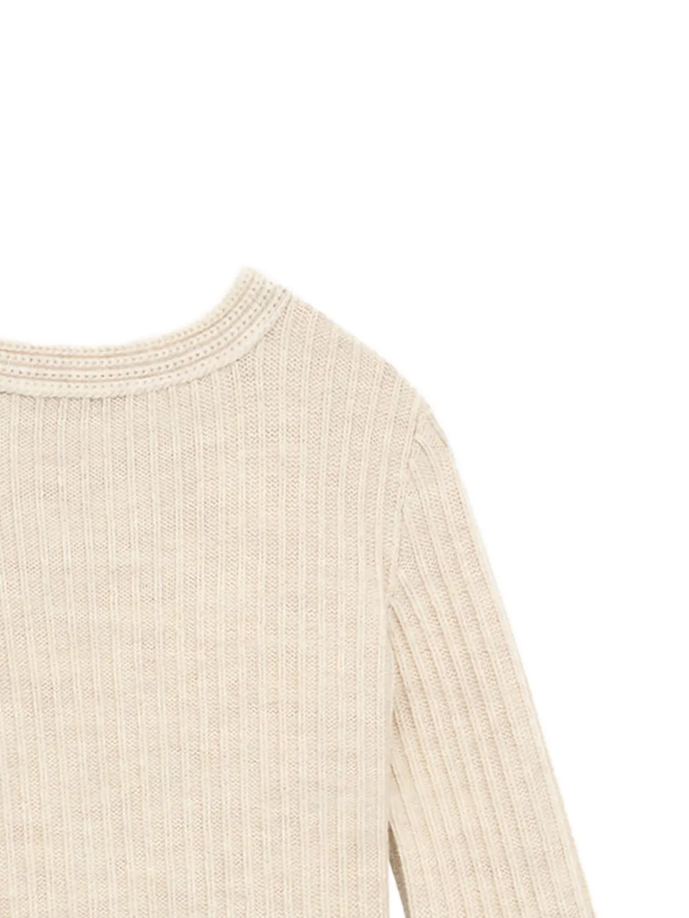 ISABEL MARANT Dixie ribbed-knit jumper - Toni neutri