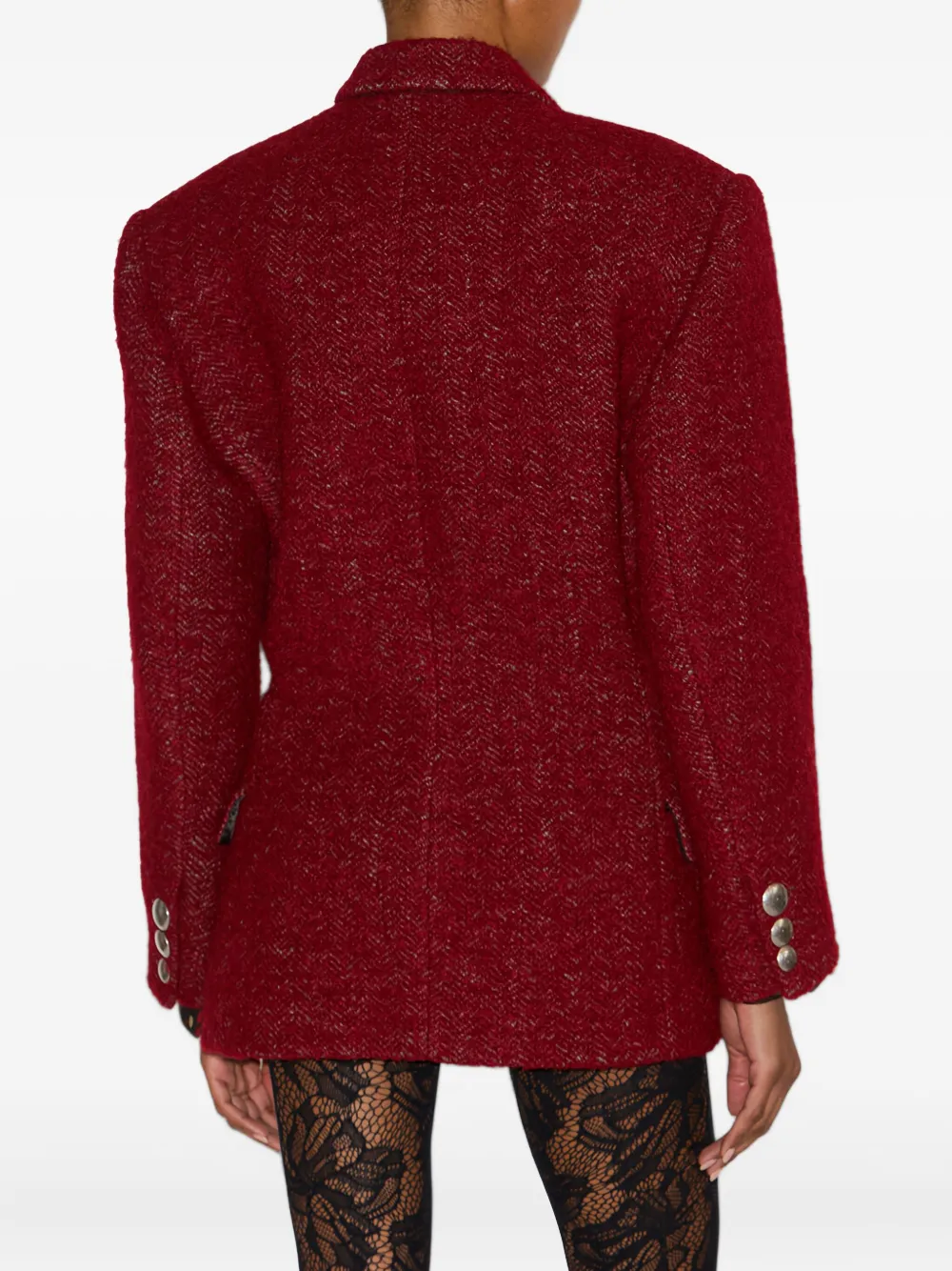 Isabel Marant Gallie Coat In Red