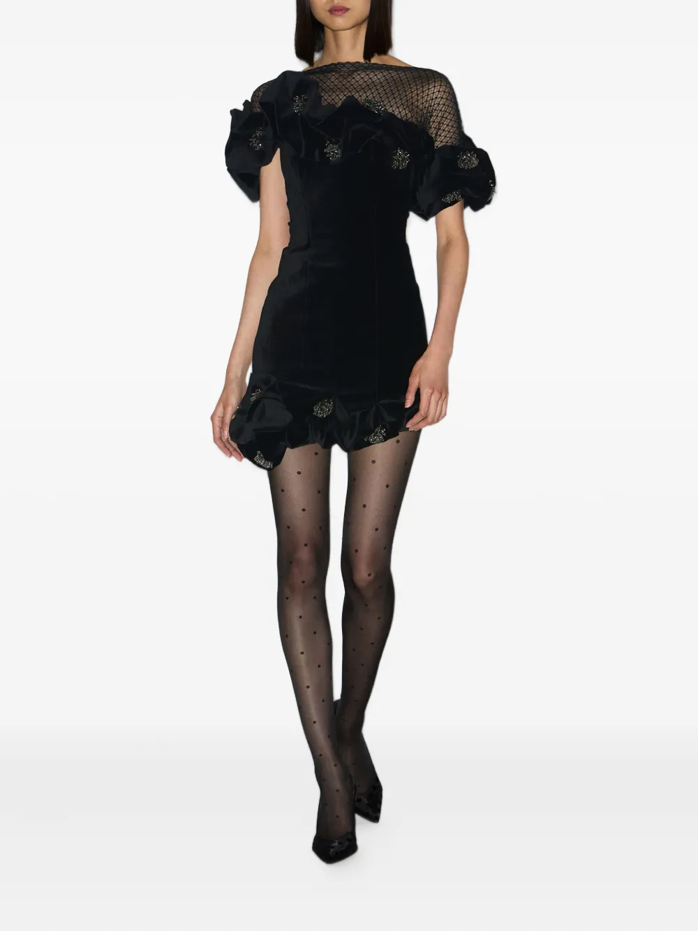 ISABEL MARANT Eliska ruffled-detailing mini dress | Cocktail & Party Dresses | Image 2