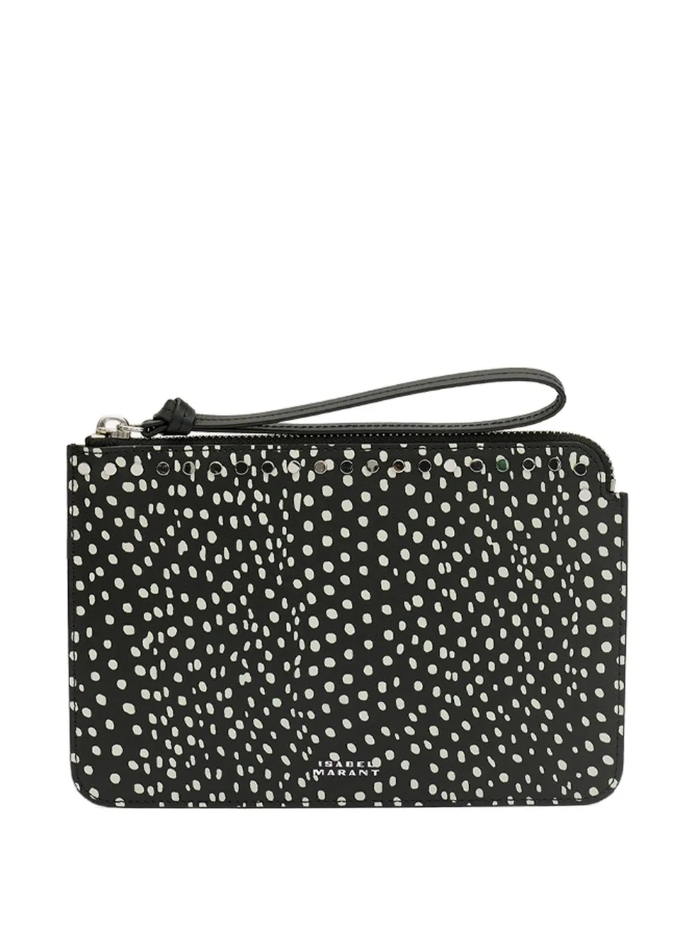ISABEL MARANT Clutch in pelle - Nero