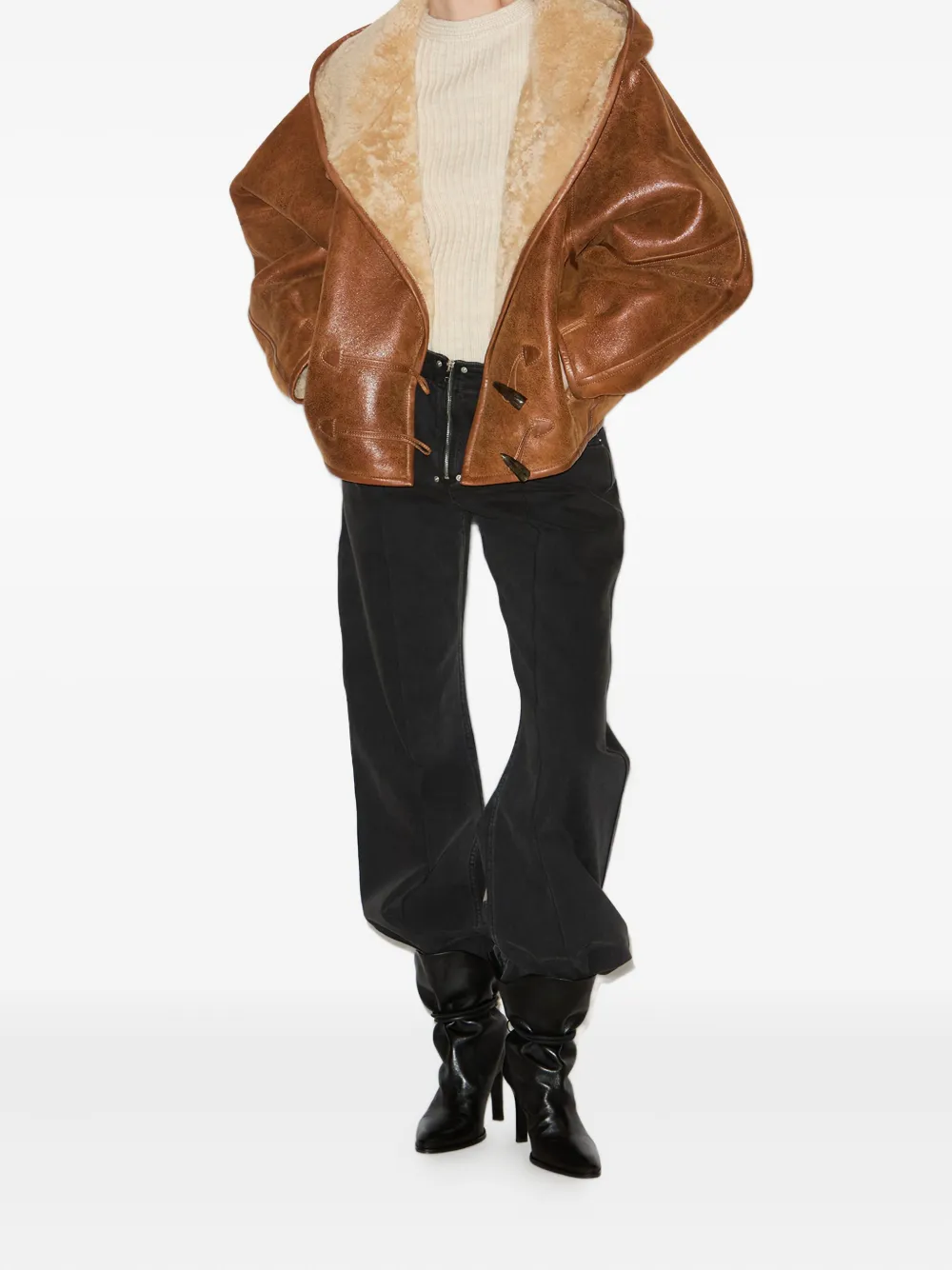 Isabel Marant Amiel Coat In Brown