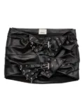 ISABEL MARANT buckle-detail leather skirt - Black