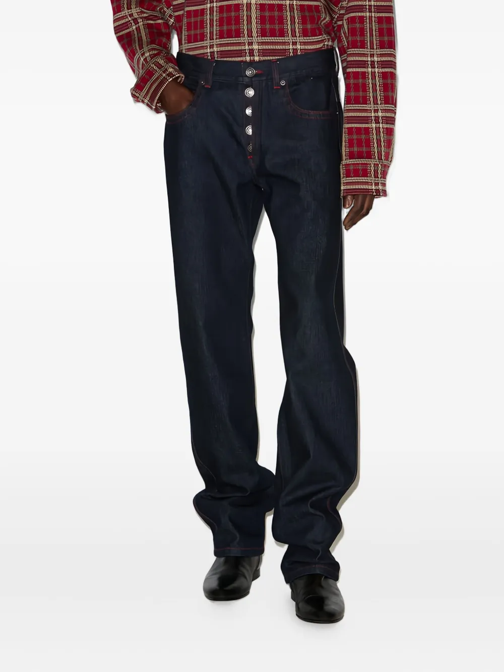Isabel Marant Jeffrey Button-fly Jeans In Blue