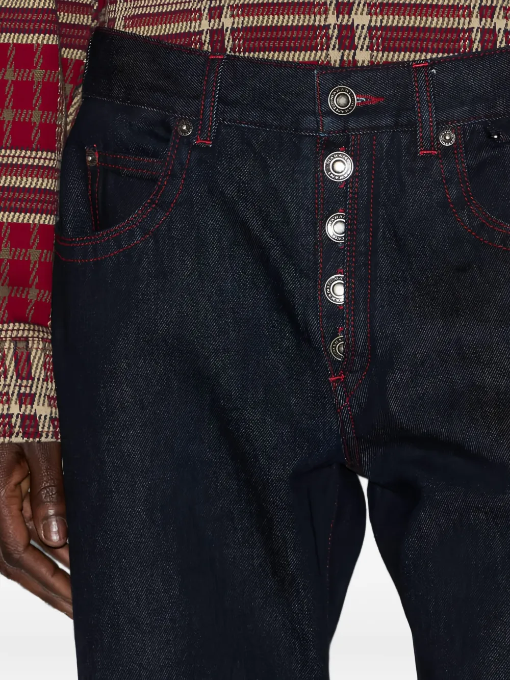 Isabel Marant Jeffrey Button-fly Jeans In Blue