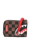 sprayground kid checked wallet - Black