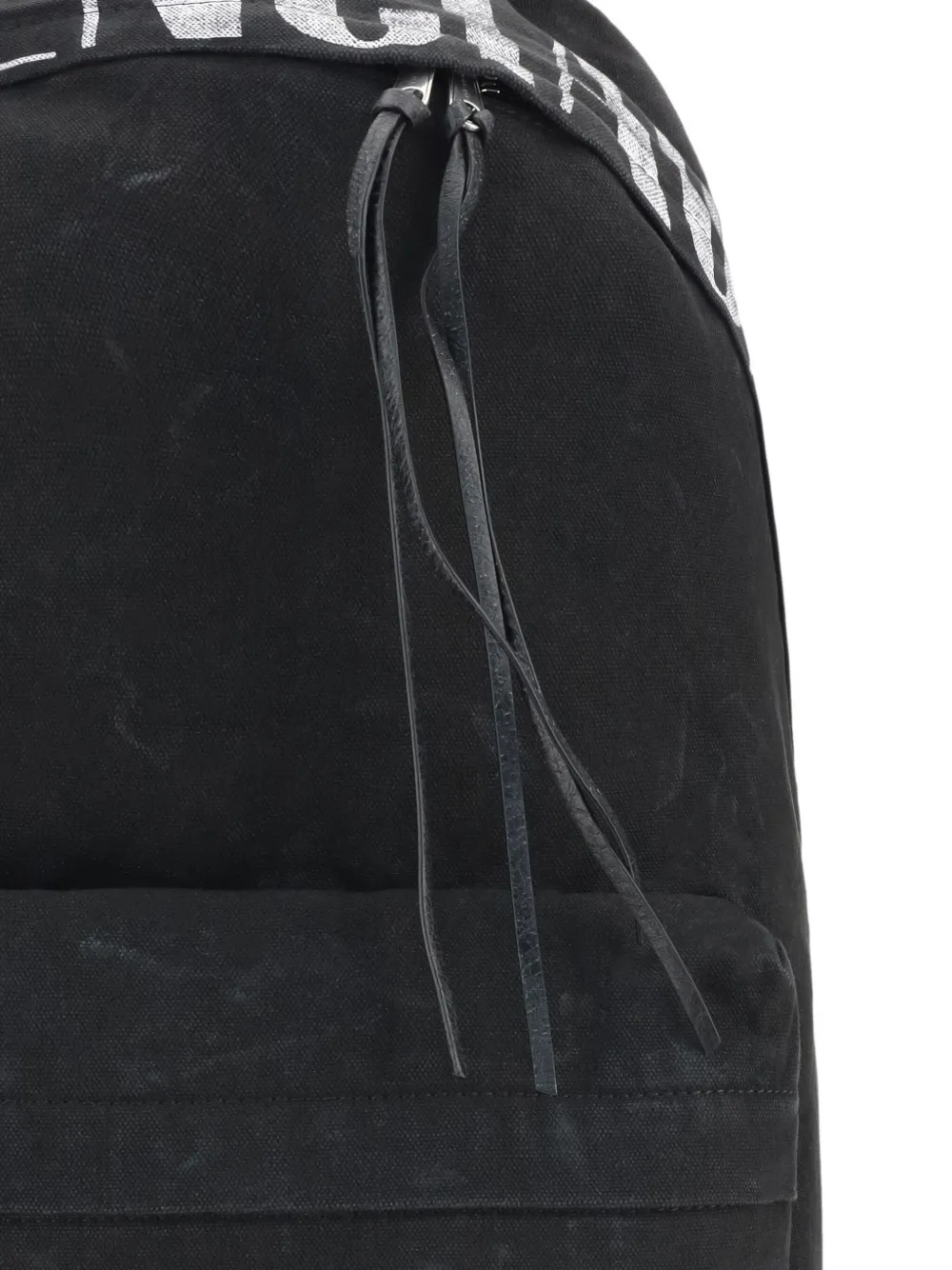 Balenciaga Rugzak met logoprint Zwart