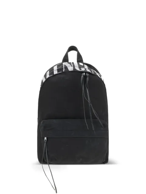Balenciaga logo-print backpack