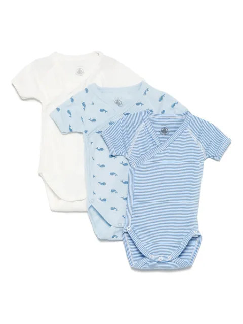 Petit Bateau cotton bodies (pack of three)