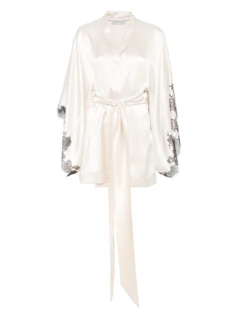 Carine Gilson short silk robe