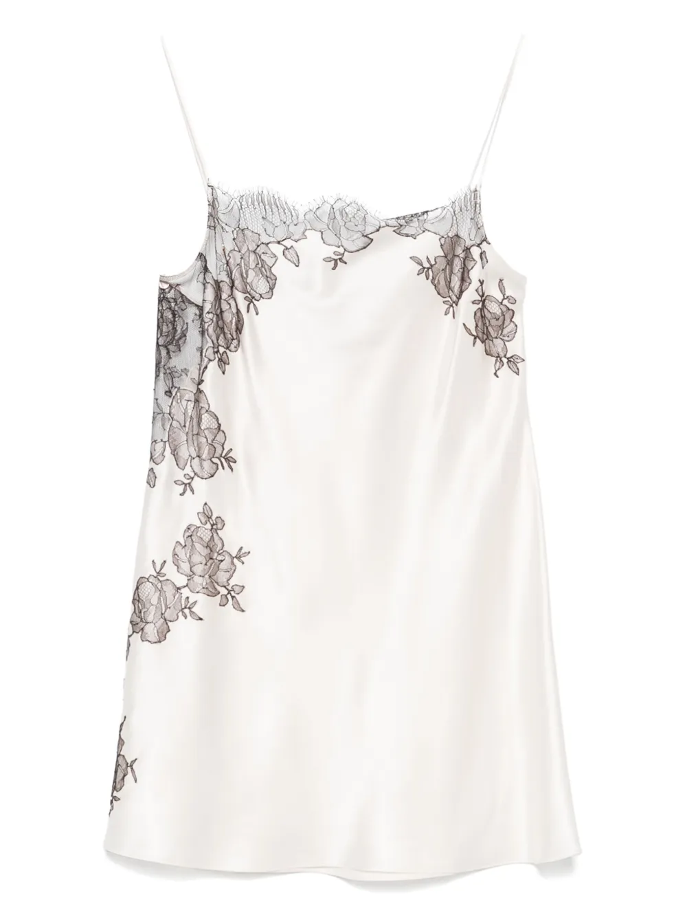 Carine Gilson Zijden onderjurk Beige