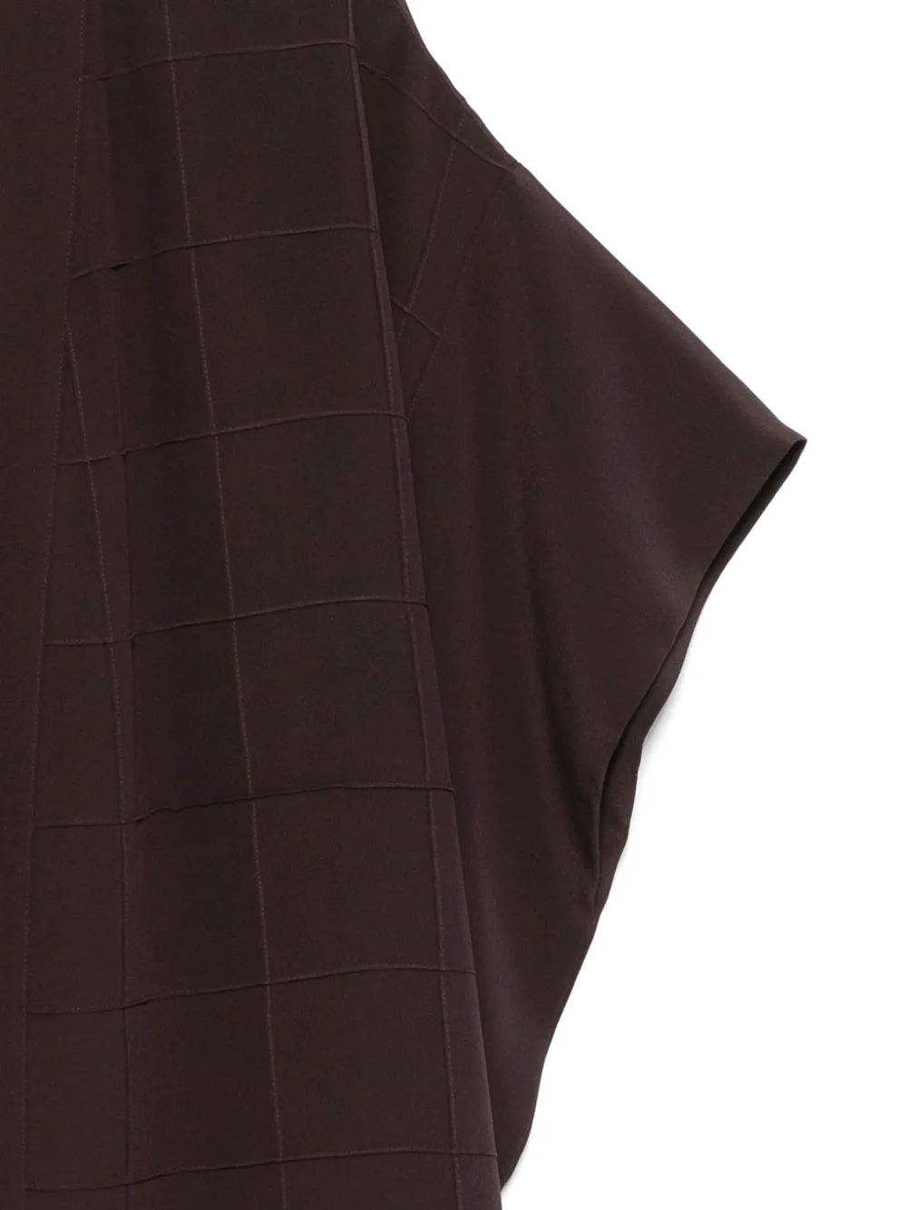 Carine Gilson Silk Short Robe In Brown