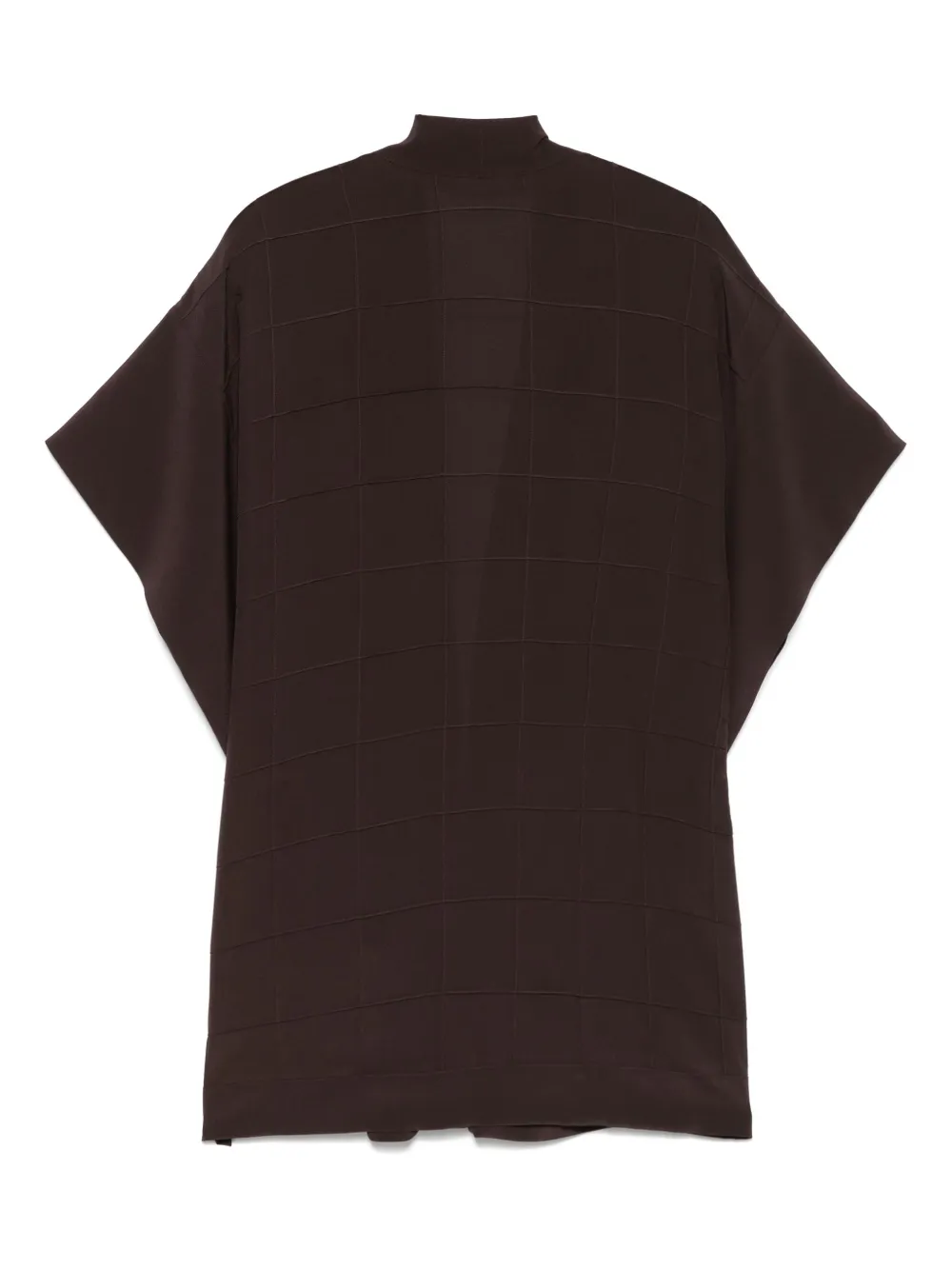 Carine Gilson Silk Short Robe In Brown