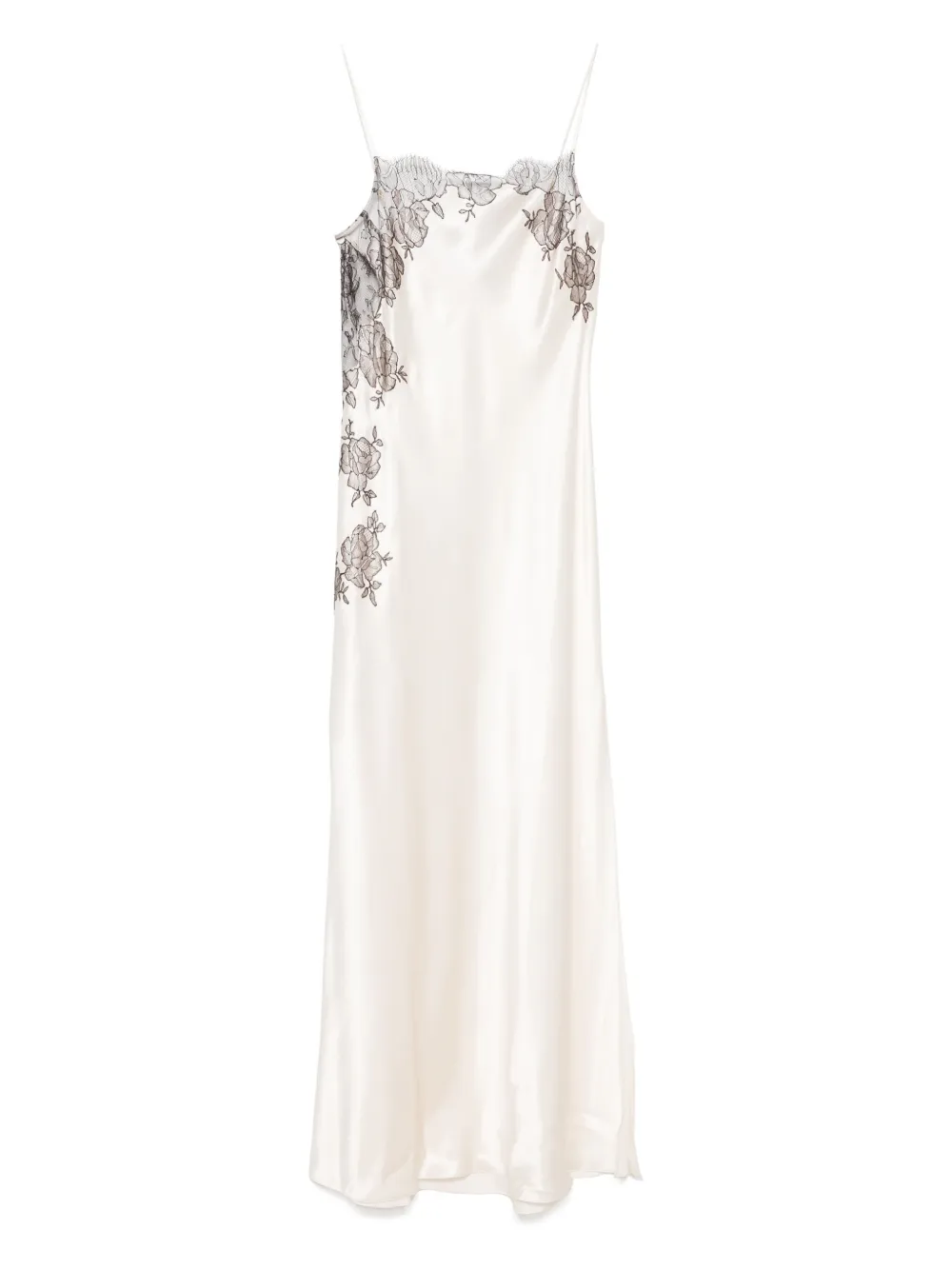 Carine Gilson Silk Gown In Neutral