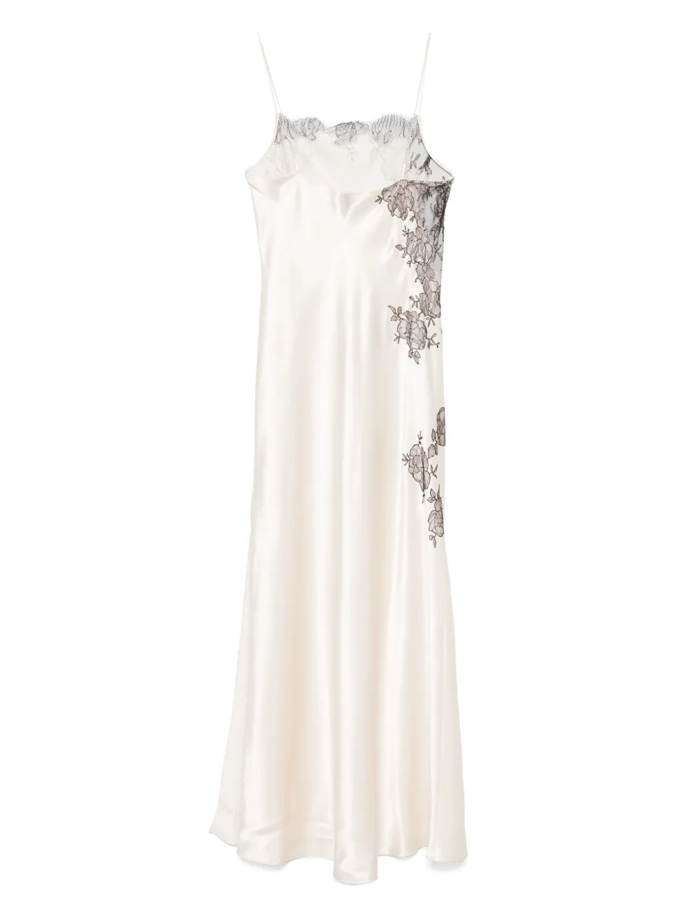 Carine Gilson Silk Gown In Neutral