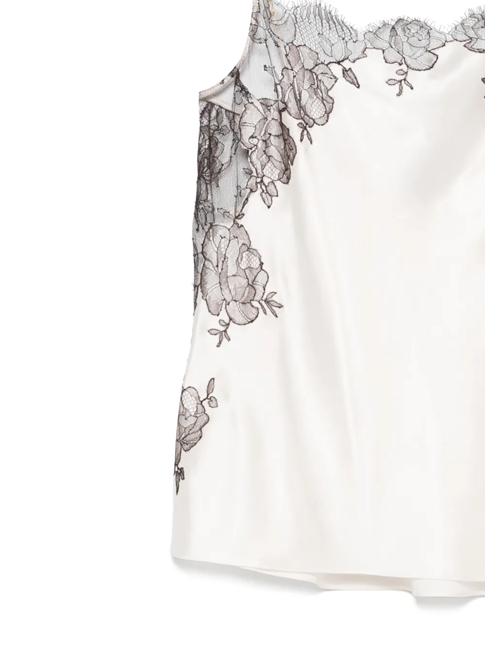 Carine Gilson Silk Camisole In White