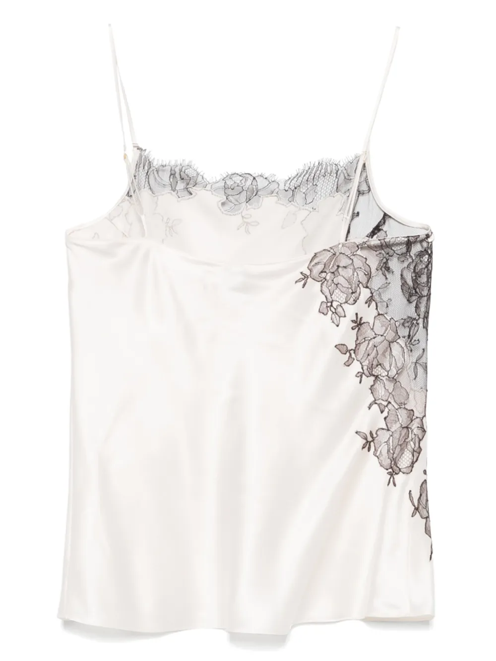 Carine Gilson Silk Camisole In White
