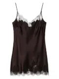 Carine Gilson silk slip dress - Brown