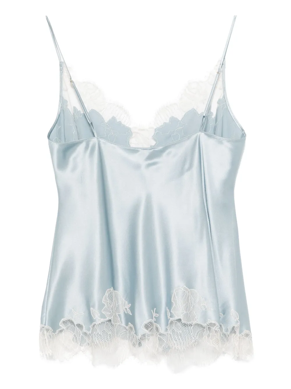 Carine Gilson Satijnen tanktop Blauw