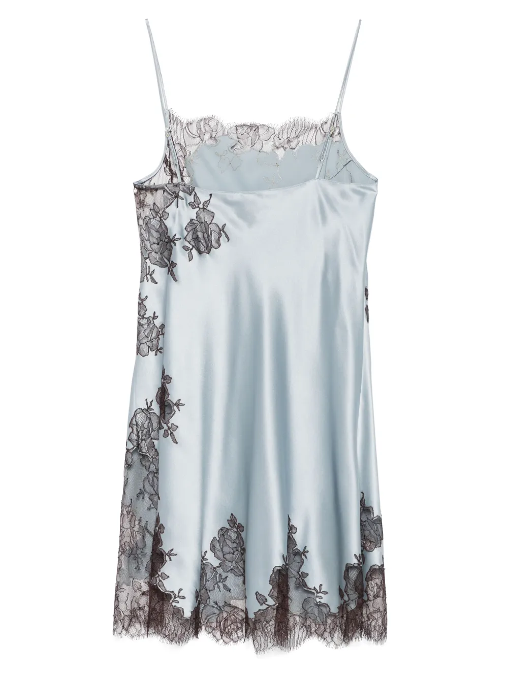 Carine Gilson Satijnen jurk Blauw