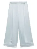 Carine Gilson satin silk pajama trousers - Blue