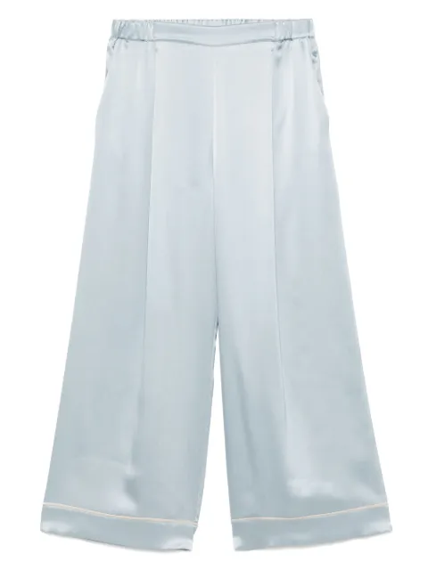 Carine Gilson satin silk pajama trousers 