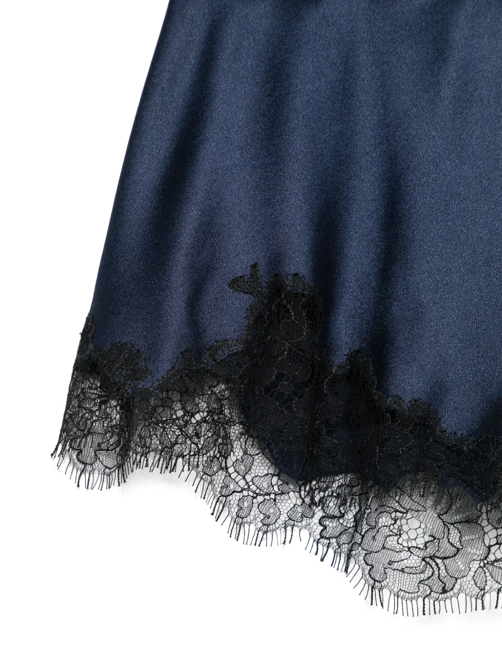 Carine Gilson Satijnen-zijden shorts Blauw