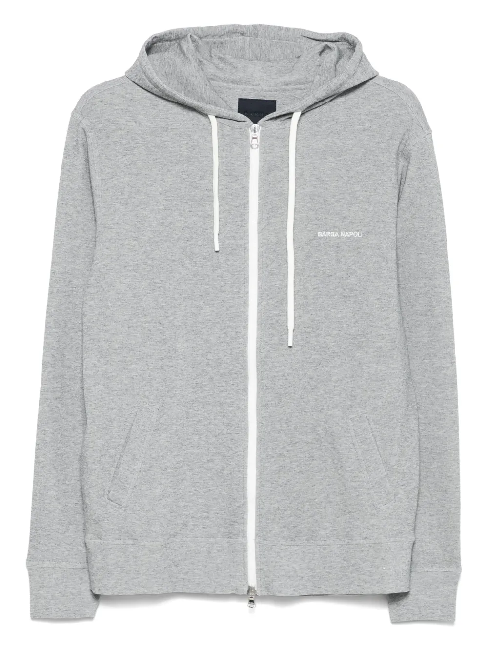 Barba zip-up hoodie | Grey | Image 1