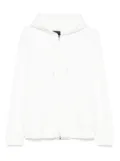 Barba zip-up hoodie - White