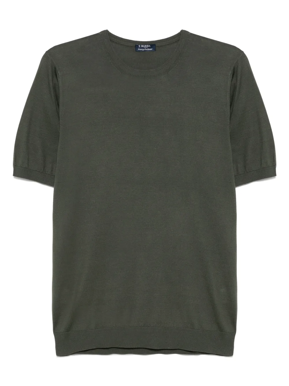 Barba silk T-shirt - グリーン Barba silk T-shirt - グリーン