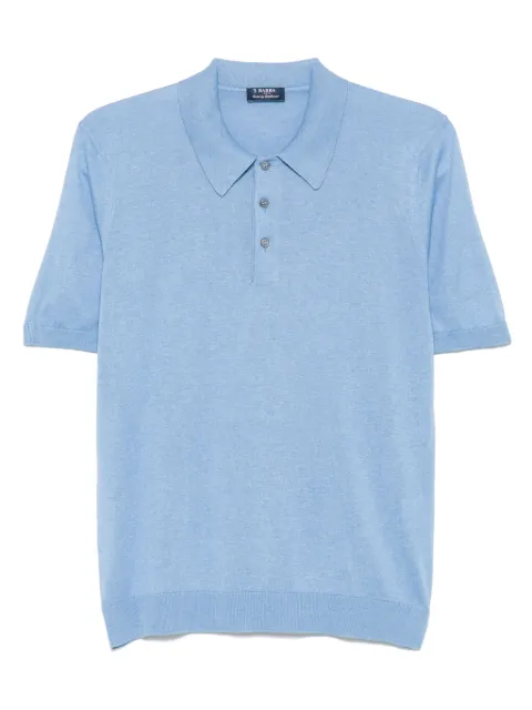 Barba silk polo shirt