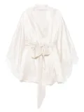 Carine Gilson silk robe - Neutrals