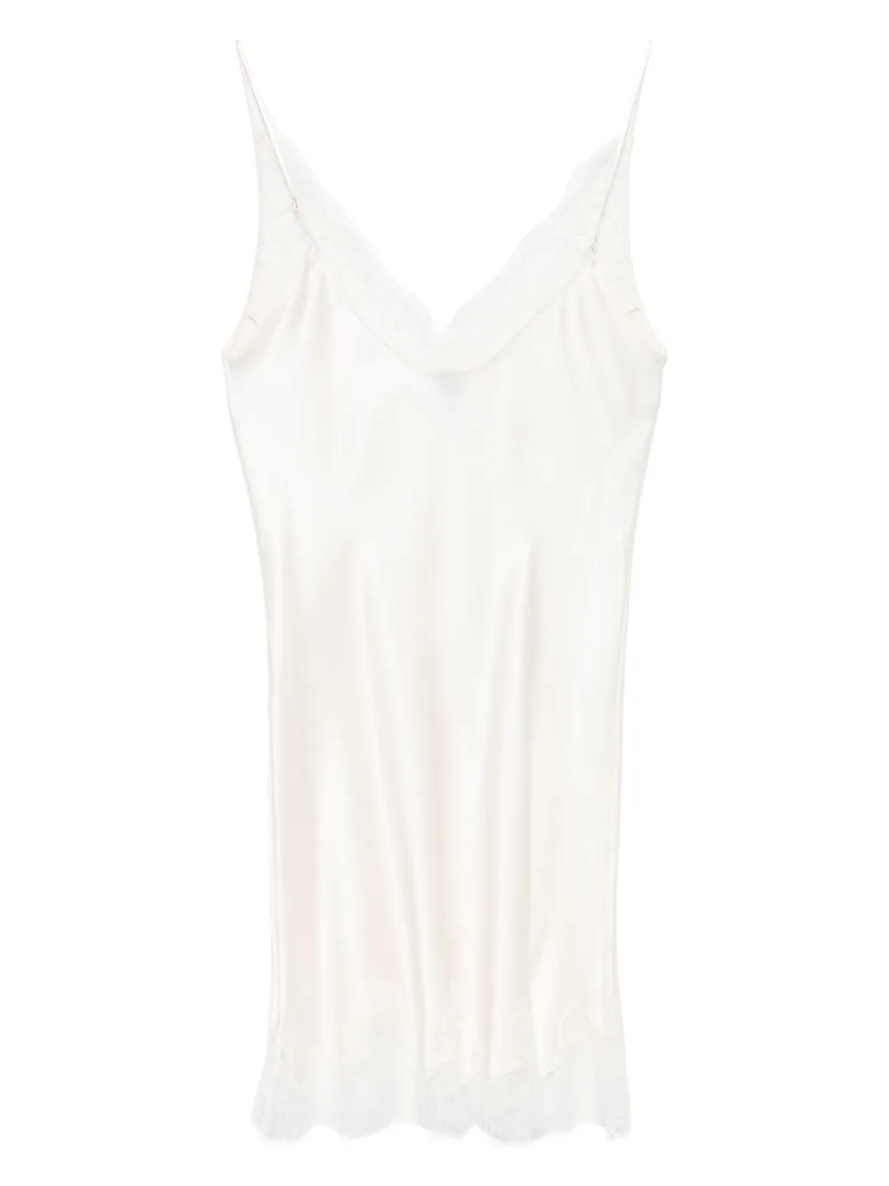 Carine Gilson Zijden onderjurk Beige