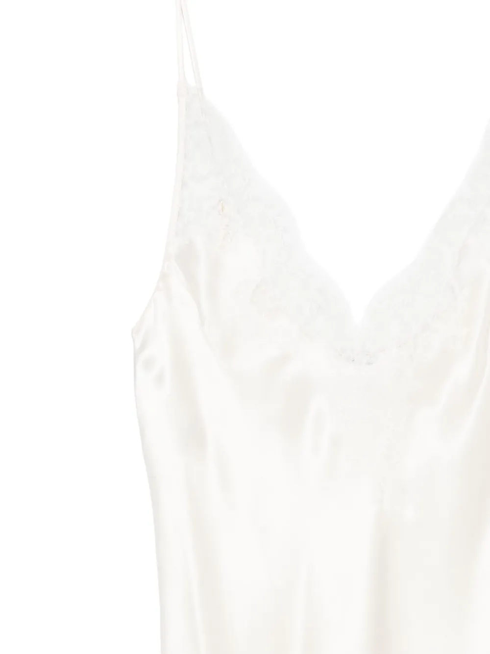 Carine Gilson Zijden onderjurk Beige