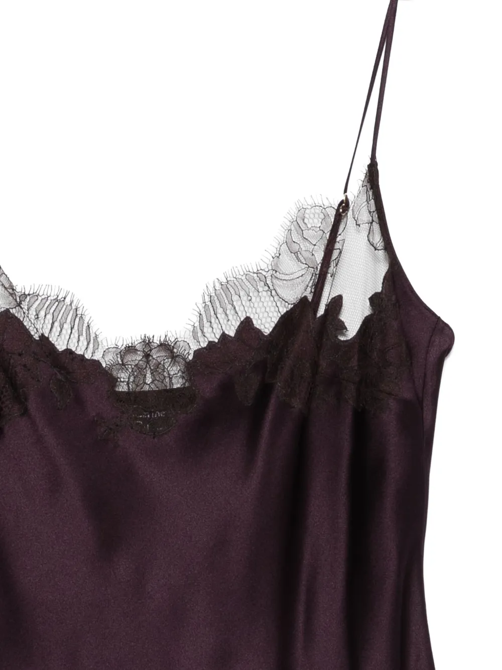 Carine Gilson Silk Camisole In Purple