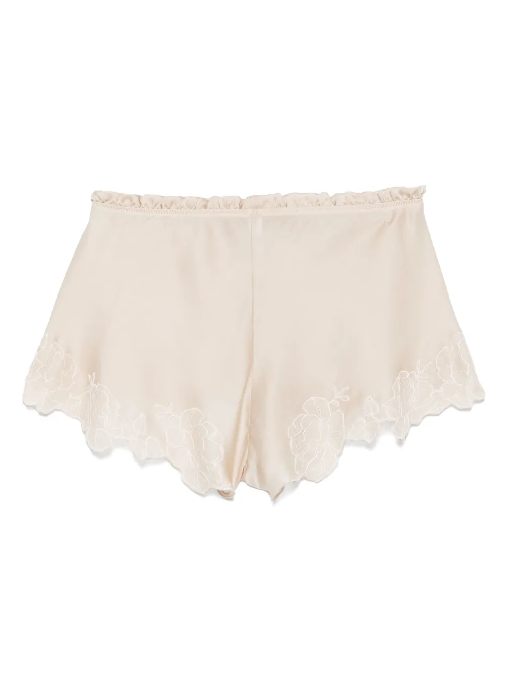 Carine Gilson Calais-caudry Pyjama Shorts In Neutral