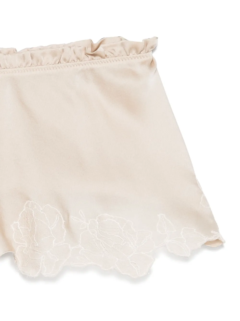 Carine Gilson Calais-caudry Pyjama Shorts In Neutral