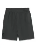 Études Studio logo-stamp shorts - Grey