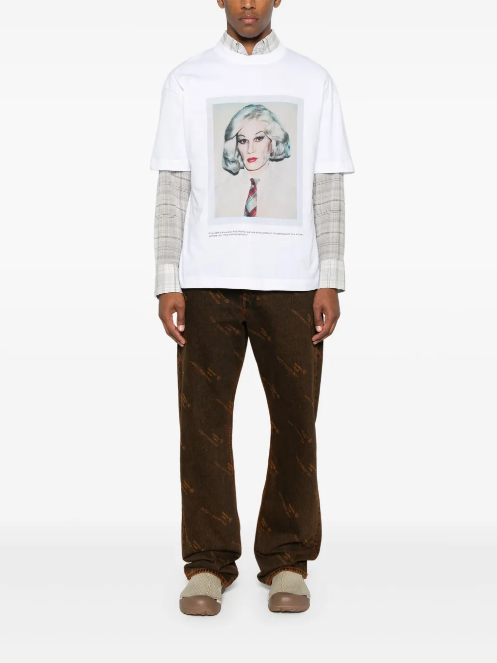 Études Studio graphic-print T-shirt - Wit