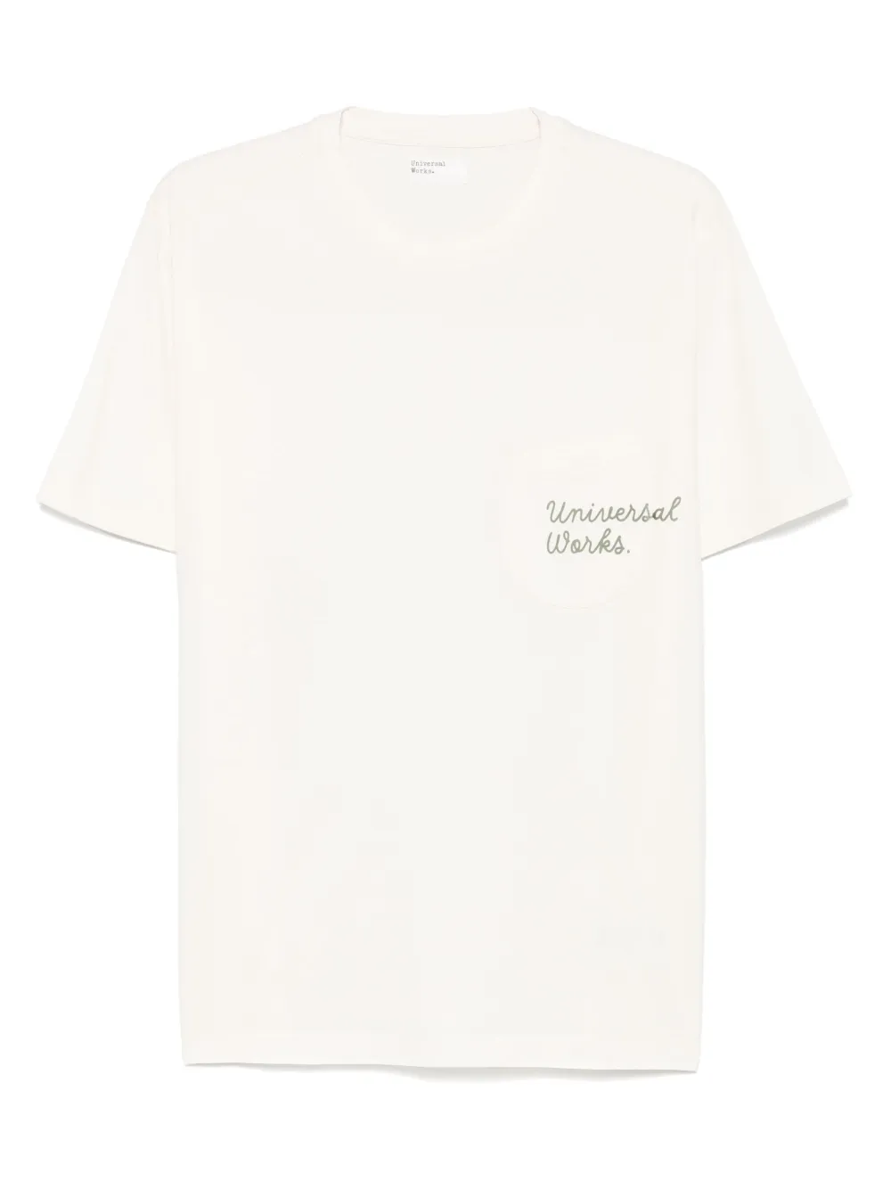 Universal Works playera con logo estampado | neutro | Image 1