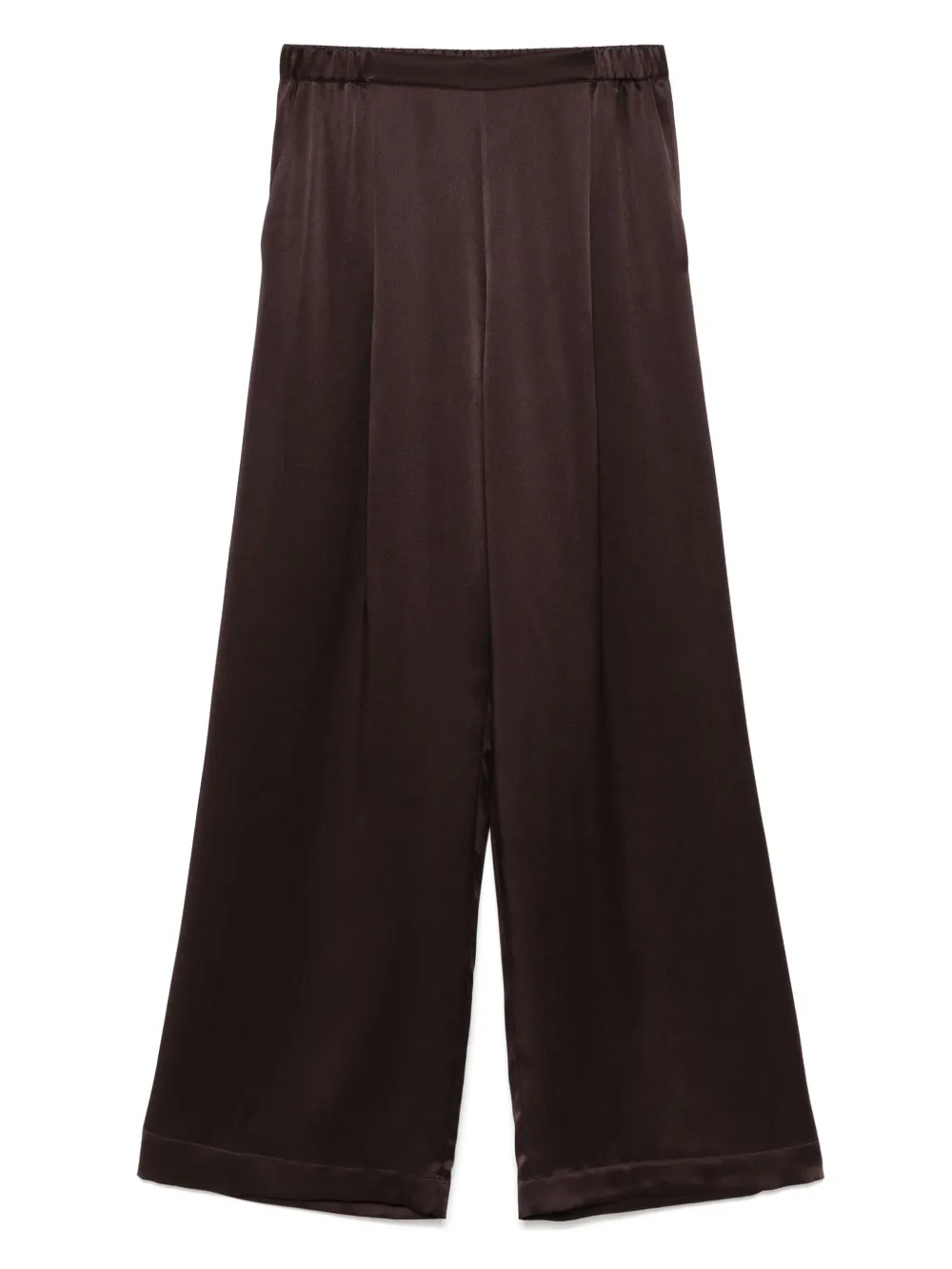 Carine Gilson Silk Pyjama Bottoms In Brown