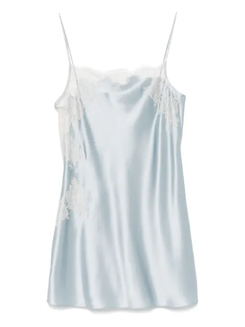Carine Gilson short silk slip dress 