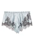 Carine Gilson satin silk shorts - Blue