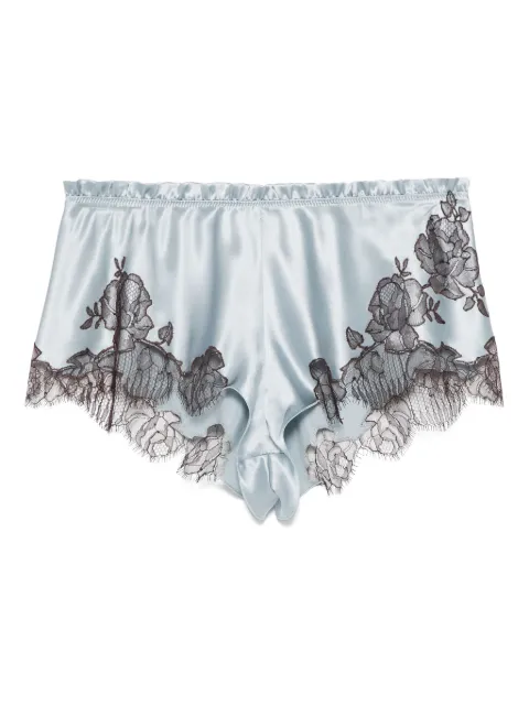 Carine Gilson satin silk shorts 