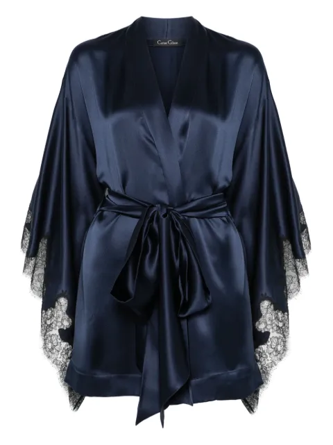 Carine Gilson satin silk robe