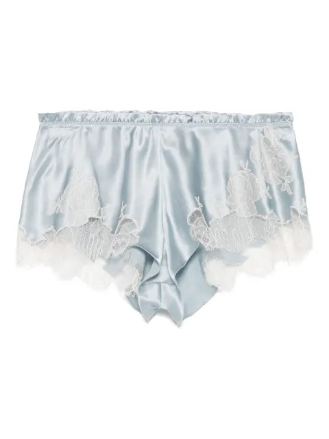 Carine Gilson satin silk shorts 