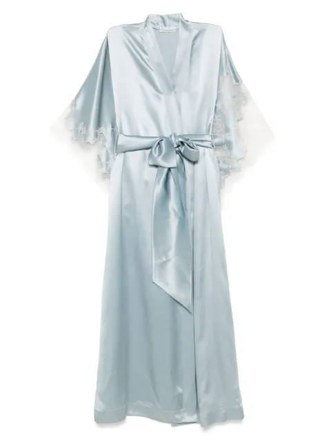 Carine Gilson satin silk long robe