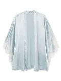 Carine Gilson satin silk robe - Blue